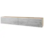 Möbelix Lowboard Kastanienfarben/Betonoptik