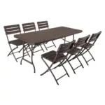 Möbelix Gartenmöbel Set 7-Tlg. Tabora Kunststoff/Metall