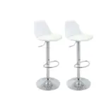 Möbelix Barhocker-2er Set Scandi Höhenverstellbar Mit Lehne