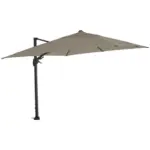 Möbelix Ampelschirm Bl: 300x300cm Anthrazit/Taupe