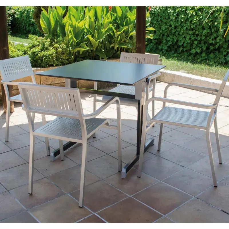 Gartentisch Klappbar Stahl L: 120cm