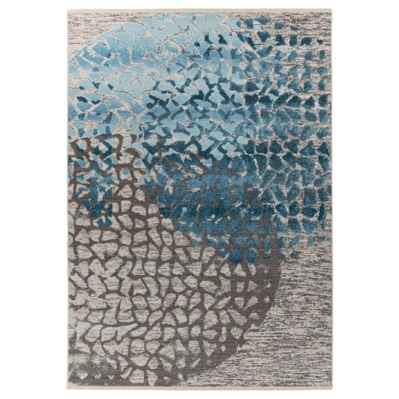 Teppich Blau Dilan 400 160x230 cm Synthetikfaser