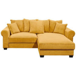 Ecksofa Maureen Gelb Cord