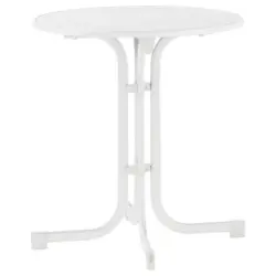Gartentisch Klappbar Holzwerkstoff/Metall ⌀ 70 cm