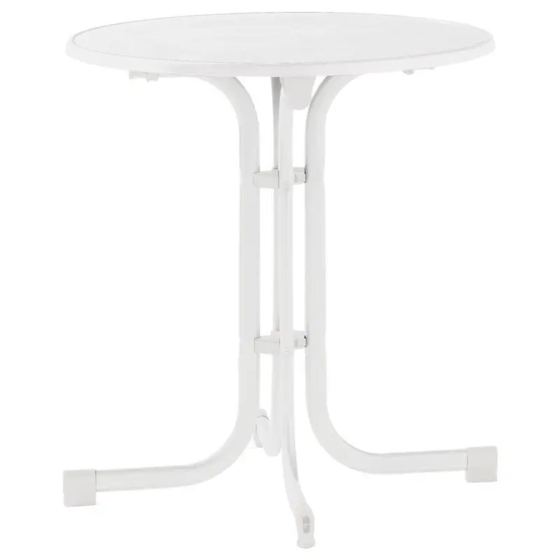 Gartentisch Klappbar Holzwerkstoff/Metall ⌀ 70 cm