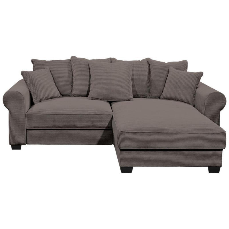 Ecksofa Maureen Braun S: 255/185 cm