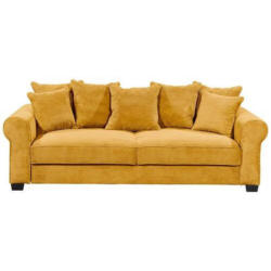 Schlafsofa Maureen Gelb B: 247 Cm