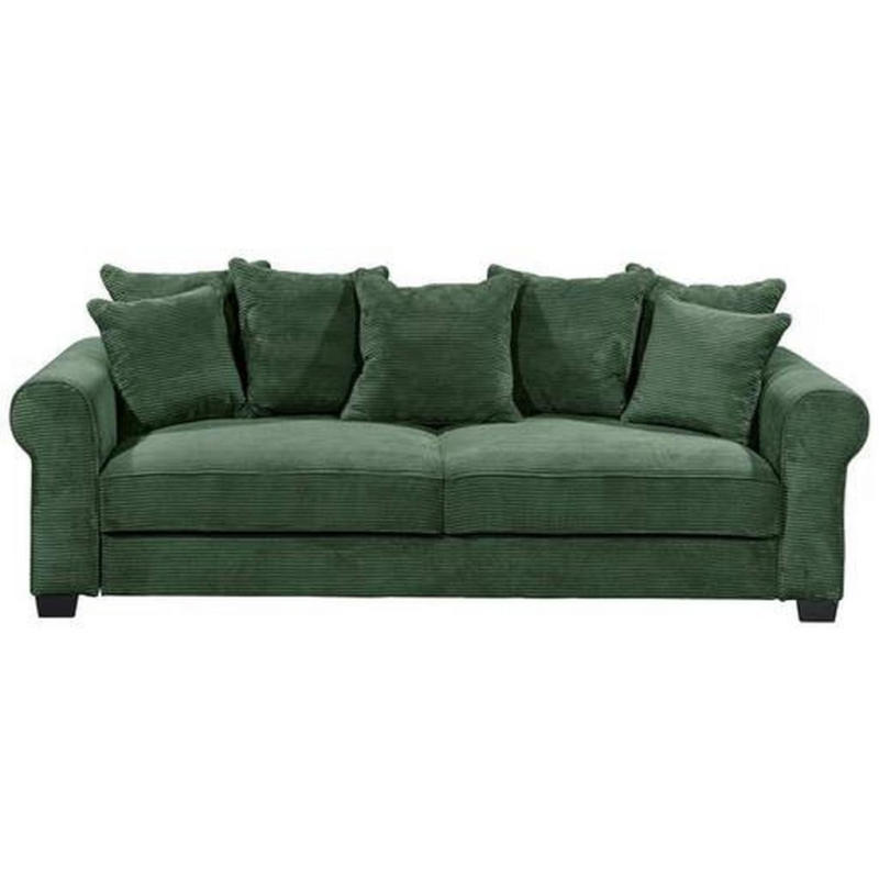 Schlafsofa Maureen Dunkelgrün B: 247 cm