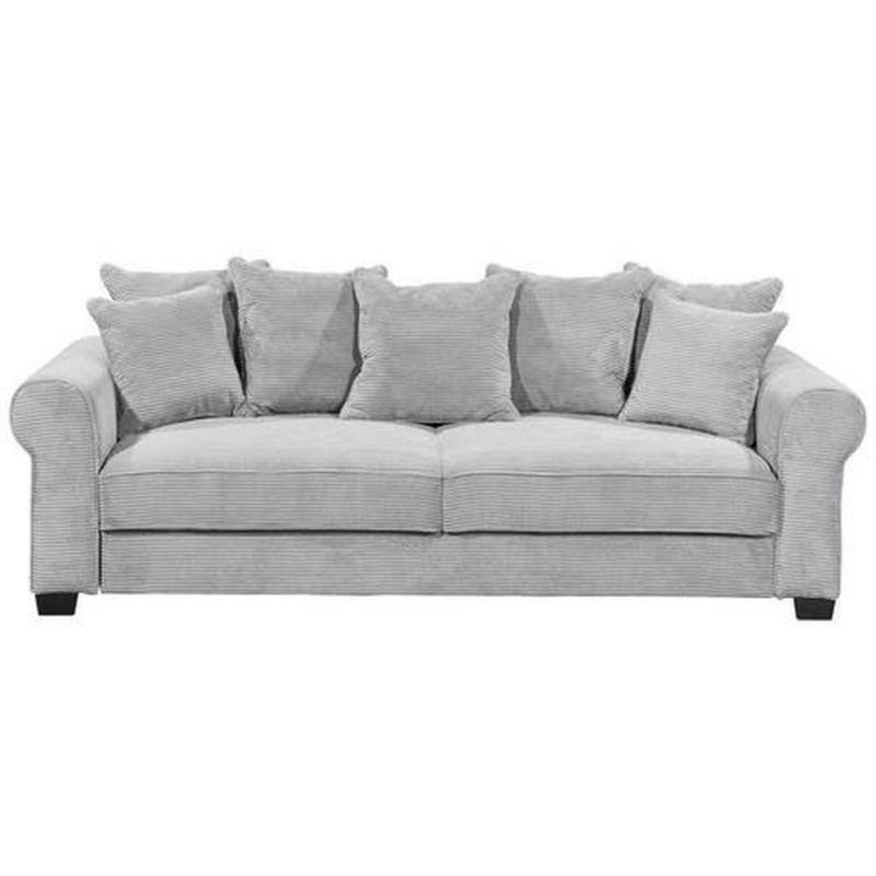 Schlafsofa Maureen Hellgrau B: 247 cm