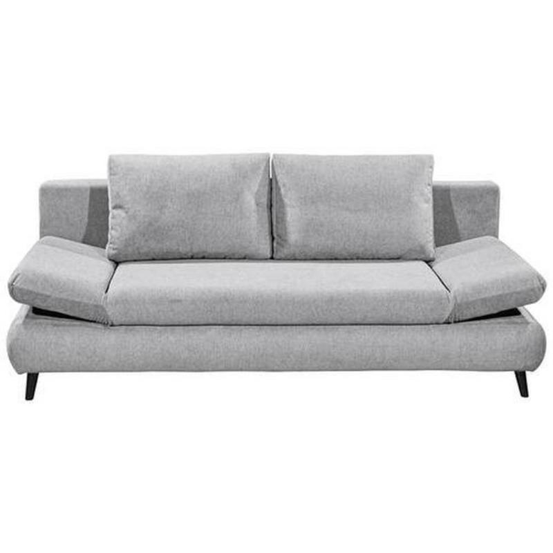 Schlafsofa Sunny 3Dl Hellgrau B: 212 cm