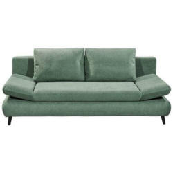 Schlafsofa Sunny 3Dl Grün B: 212 cm