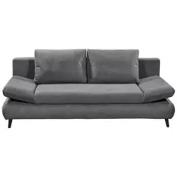 Schlafsofa Sunny 3Dl Anthrazit B: 212 cm