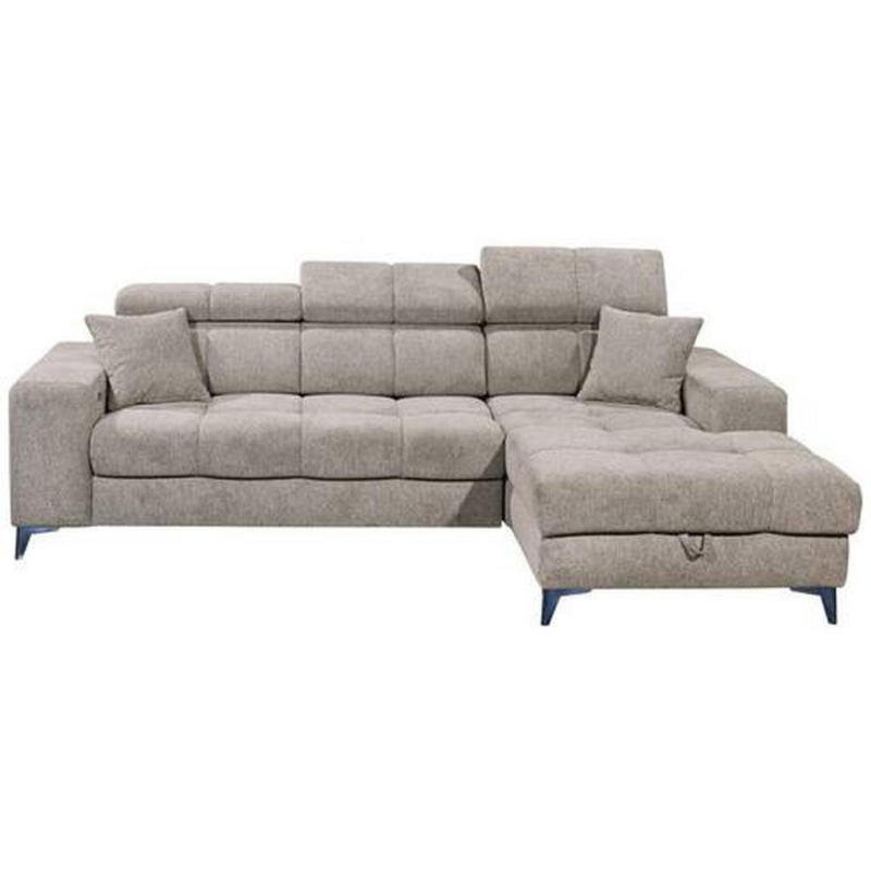 Ecksofa Sydney Graubraun S: 268/172 cm