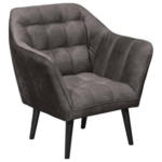 Möbelix Cocktailsessel Max Dunkelbraun B: 84 cm
