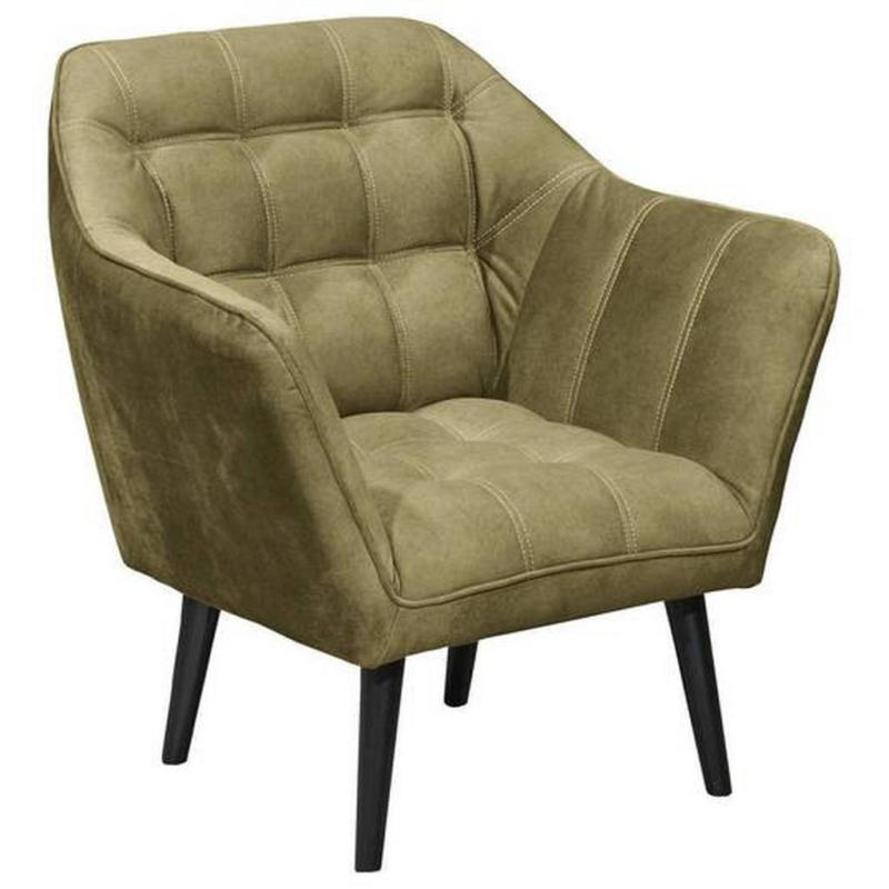 Cocktailsessel Max Olivgrün B: 84 cm