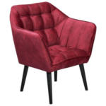 Möbelix Cocktailsessel Max Weinrot B: 84 cm