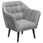 Möbelix Cocktailsessel Max Grau B: 84 cm