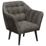 Möbelix Cocktailsessel Max Anthrazit B: 84 cm
