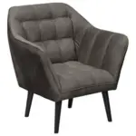 M&ouml;belix Cocktailsessel Max Anthrazit B: 84 cm