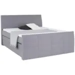 Möbelix Boxspringbett Libra mit Topper 180x200 cm Grau