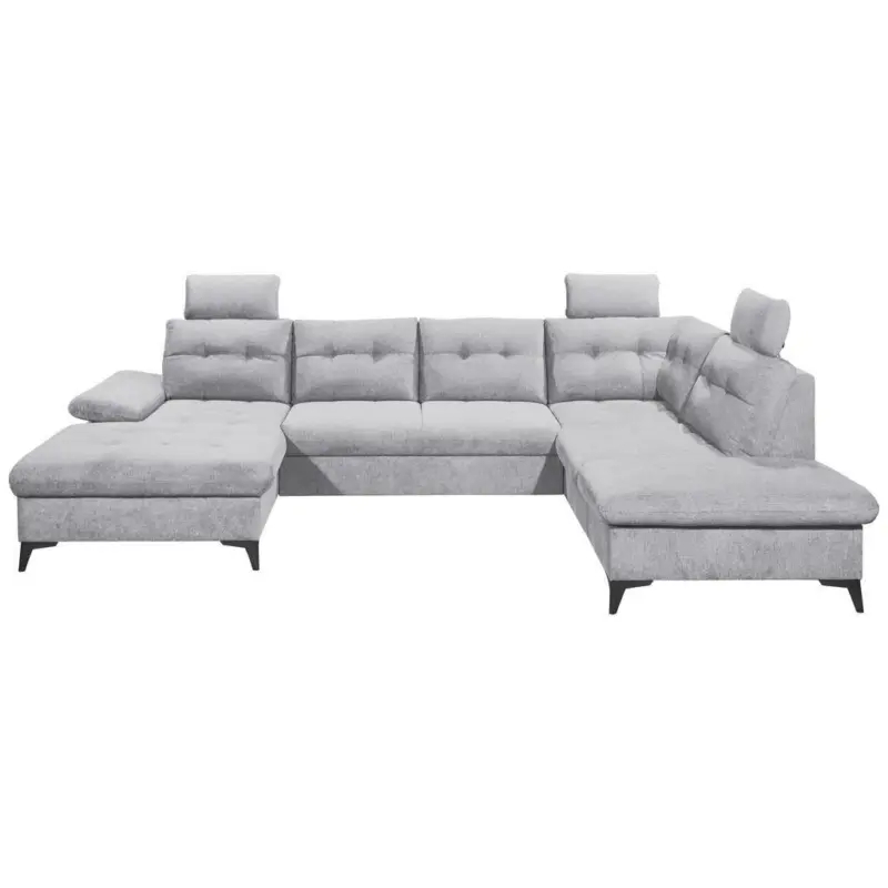 Wohnlandschaft Durban U Hellgrau U: 170/324/218 cm