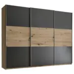 Möbelix Schwebetürenschrank B: 270 Cm Briga Eiche Dekor/graphit
