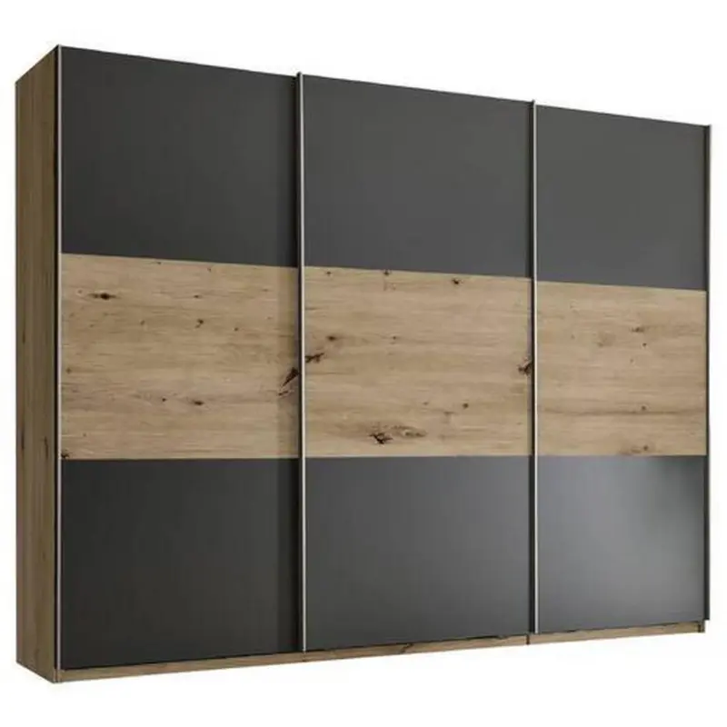 Schwebetürenschrank B: 270 Cm Briga Eiche Dekor/graphit