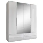 Möbelix Drehtürenschrank Mit Spiegel 160 cm Spice Weiß