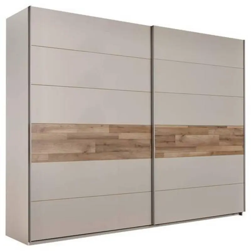 Schwebet&uuml;renschrank 270 cm Cadore Eiche Dekor/Champagner