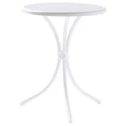 Gartentisch Holzwerkstoff/Metall ⌀ 60 cm