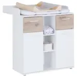 Möbelix Wickelkommode Alex B: 89 Cm Weiß Dekor 2 Türen