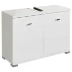 M&ouml;belix Waschbeckenunterschrank Pool B: 80 cm Wei&szlig; Stehend