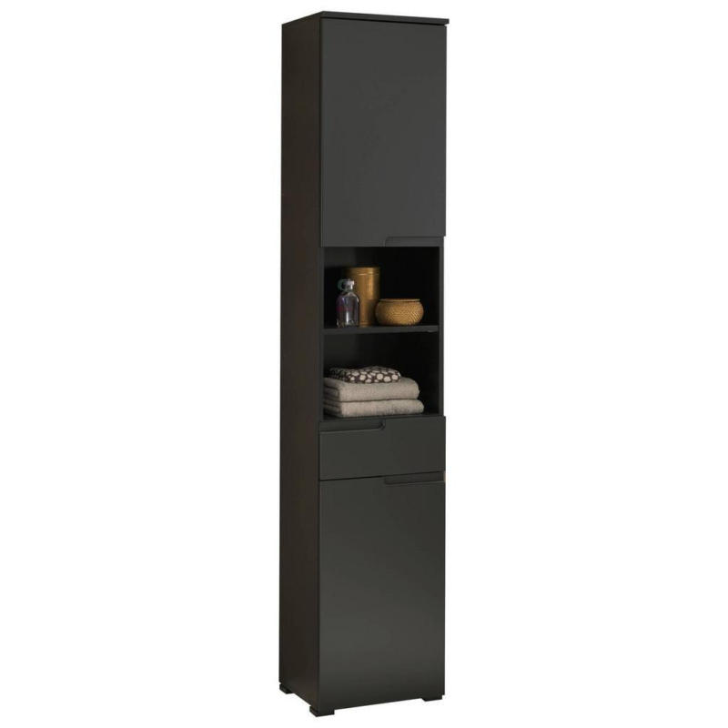 Hochschrank Spice BxH: 40x191 cm Schwarz Stehend