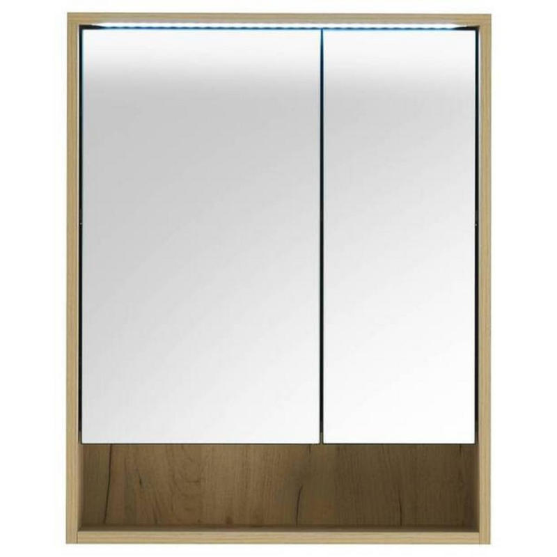 Spiegelschrank Volano mit Led 2 Türig BxHxT: 60x75x20 cm