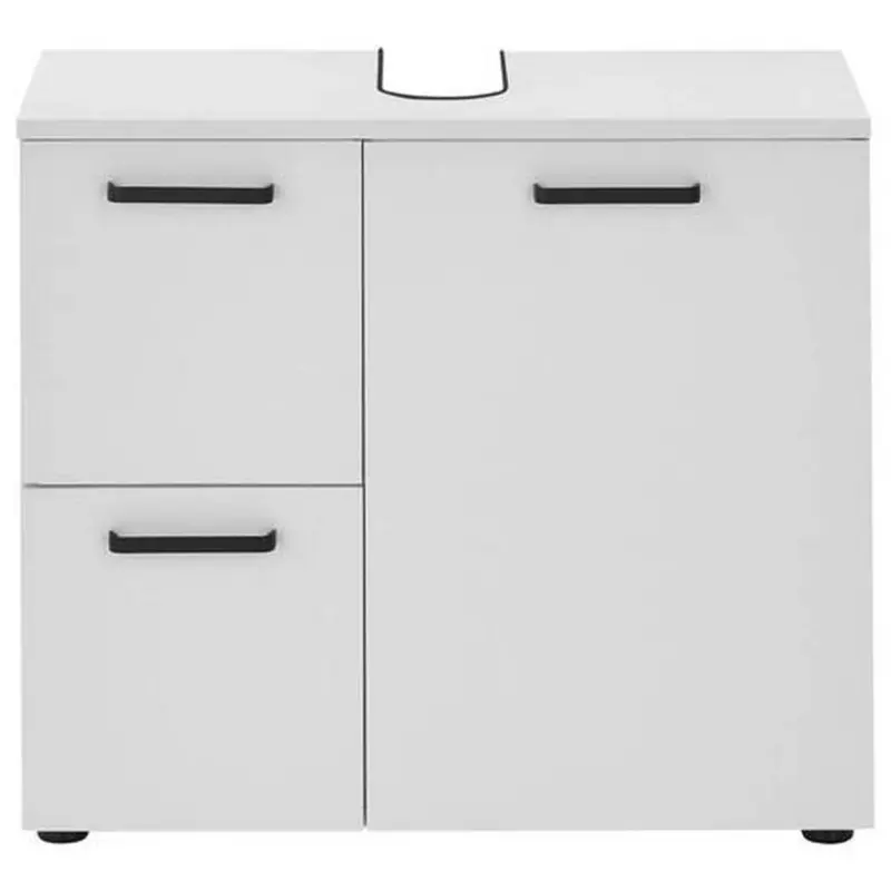 Waschbeckenunterschrank Vanice B: 70 Cm Weiß