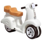 Möbelix Laufrad Ride Along Scoot Braun/Weiß T: 50,8 cm