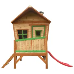 Spielhaus Iris Braun,gr&uuml;n,rot B: 287 Cm