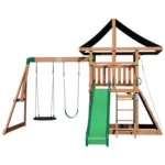 Möbelix Spielturm Grayson Peak Braun/grün B: 380 Cm