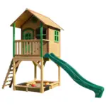 Möbelix Spielhaus Sarah Braun/grün B: 370 Cm