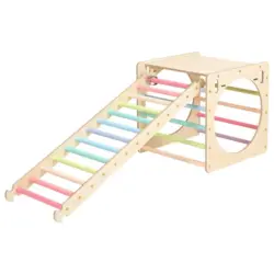 Kletterwürfel Exlrpas Multicolor/natur B: 175 Cm