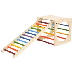 Kletterwürfel Exlrcol Multicolor/natur B: 175 Cm