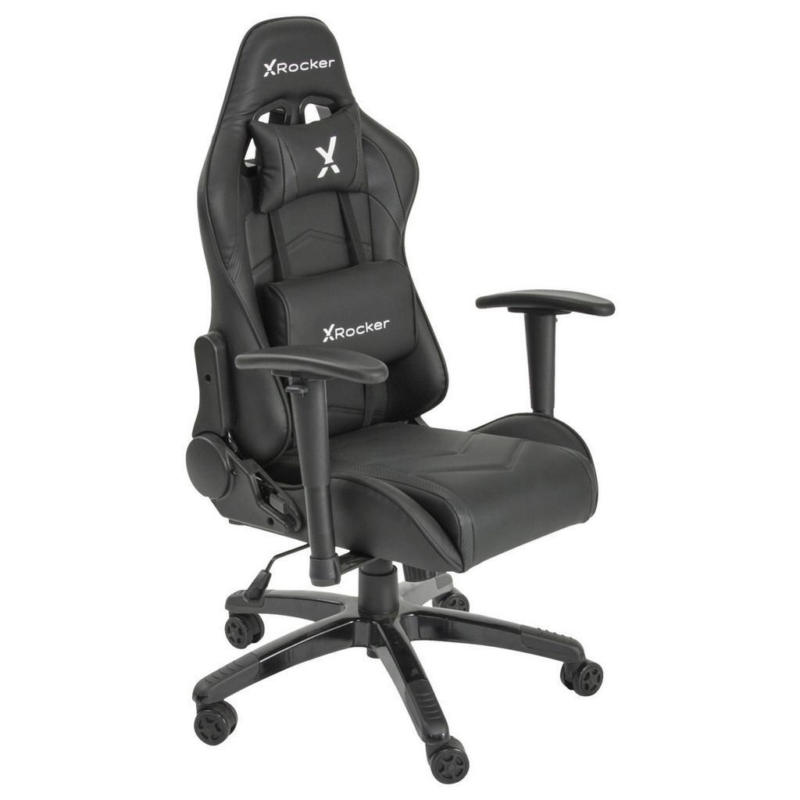 Gaming Stuhl Agility Compact Lederlook, Schwarz