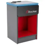 Möbelix Nachtkästchen Mit Led Und Usb Rot/schwarz H: 54cm Carbon-Tek
