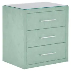 Nachtkästchen Jadegrün H: 60 Cm Kleopatra