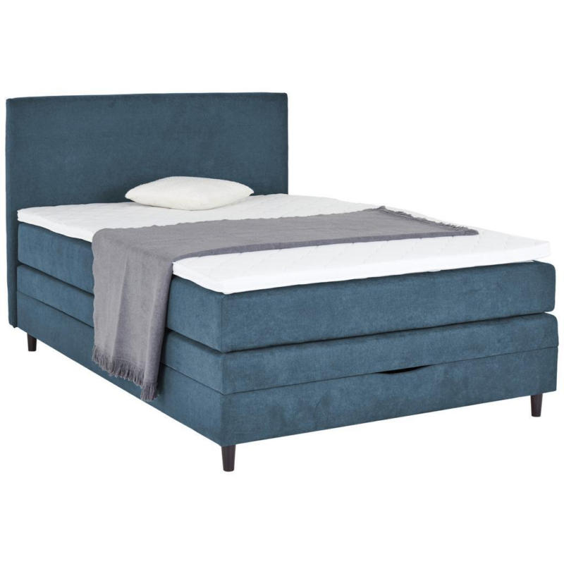 Boxspringbett Mit Topper & Bettkasten 140x200 Kleopatra