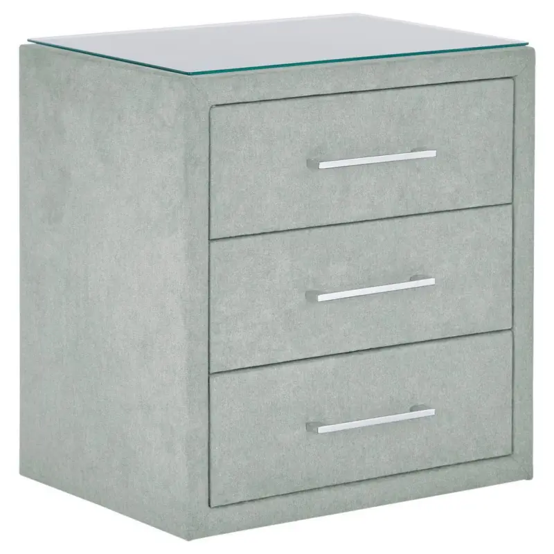 Nachtkästchen Hellgrau H: 60 Cm Kleopatra