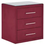 M&ouml;belix Nachtk&auml;stchen Rot H: 60 Cm Kleopatra