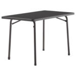 Möbelix Gartentisch Klappbar Metall/Holzwerkstoff L 115 cm