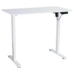 Schreibtisch B 120cm H 118cm Bady, Weiß