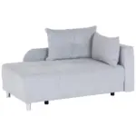 M&ouml;belix Schlafsessel Nova Hellgrau 145x66-82x82 cm